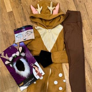 Brown Woodland Deer Costume Set  NEW NEVER WORN 6/8